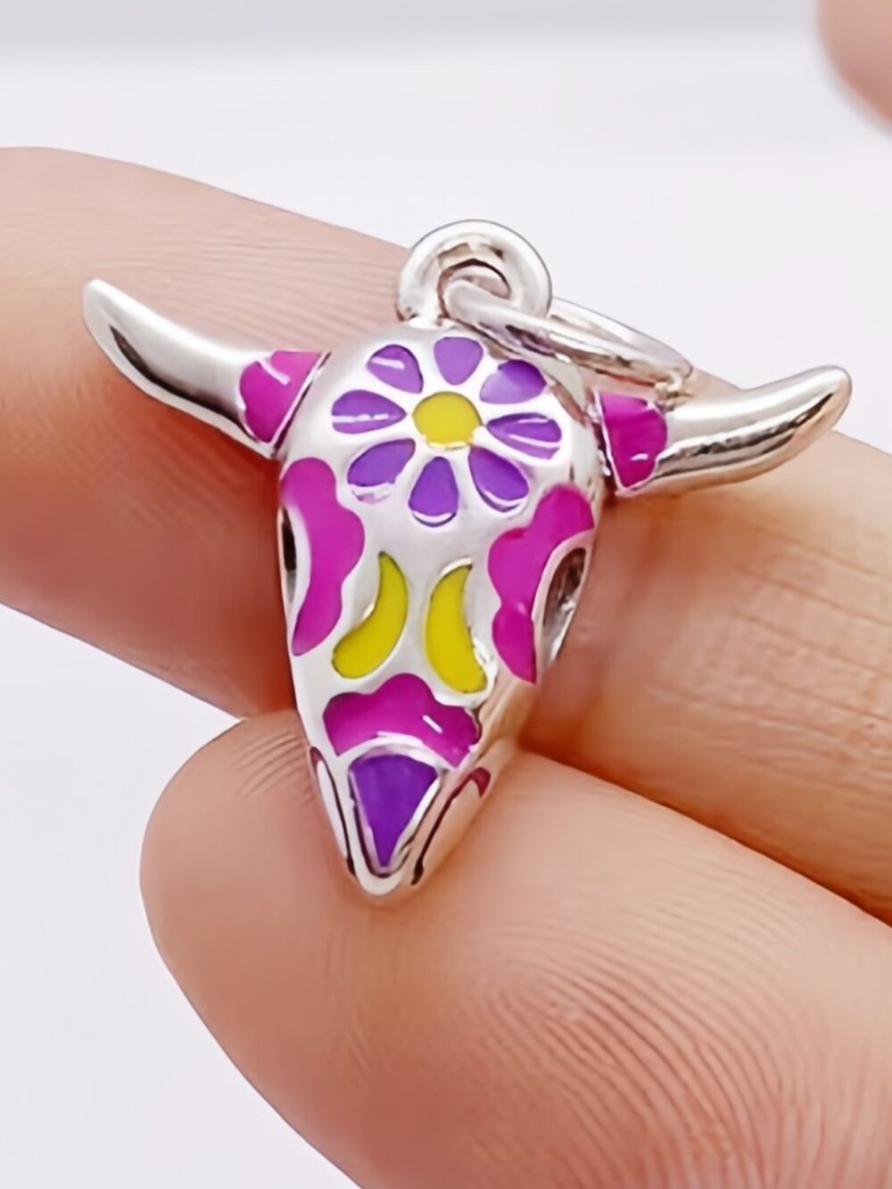 James Avery Enamel Desert Bloom Charm